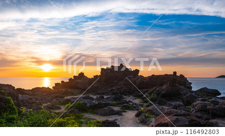 十六羅漢岩・夕景 十六羅漢岩・夕景 116492803
