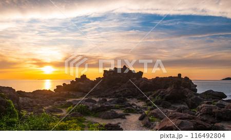 十六羅漢岩・夕景 十六羅漢岩・夕景 116492804