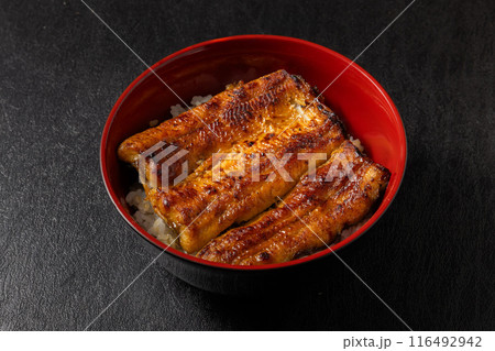 国産うなぎのかばやき Luxury of Japan production eel 国産うなぎのかばやき Luxury of Japan production eel 116492942