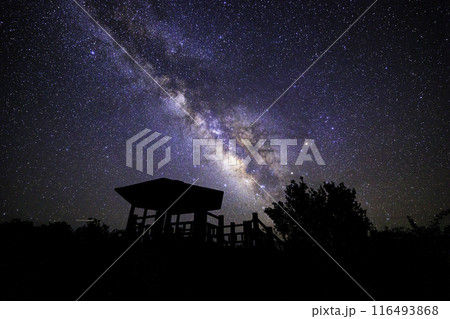 《高知県》叶崎展望台と天の川と星空 116493868