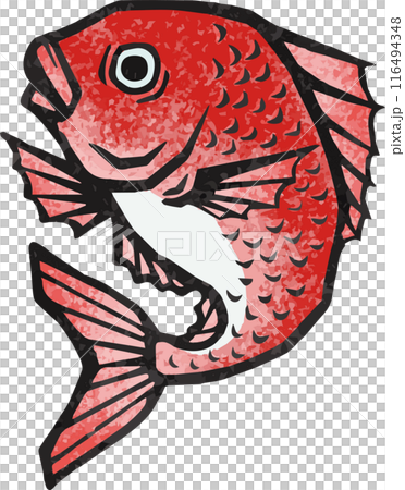 海鯛,魚,日式,版畫,墨繪,剪紙,水彩,手繪插畫素材 海鯛,魚,日式,版畫,墨繪,剪紙,水彩,手繪插畫素材 116494348