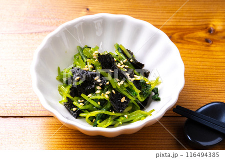 三つ葉の海苔和え 116494385