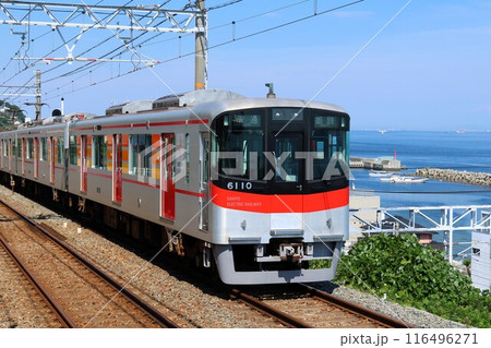 【山陽電鉄】6000系と瀬戸内海(山陽電鉄本線:山陽塩屋〜滝の茶屋) 【山陽電鉄】6000系と瀬戸内海(山陽電鉄本線:山陽塩屋〜滝の茶屋) 116496271
