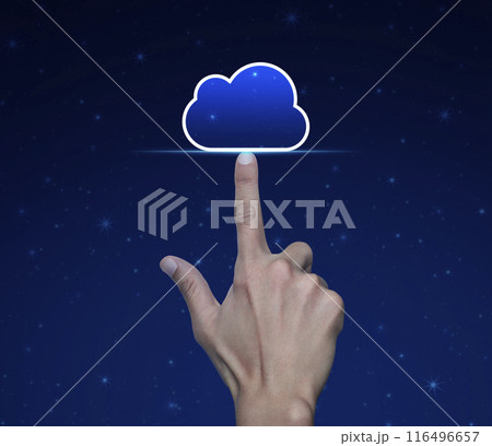 Technology cloud computing concept Technology cloud computing concept 116496657