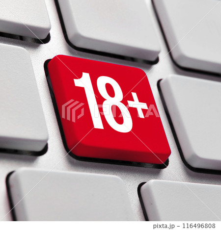 Adult content, 18+ concept Adult content, 18+ concept 116496808