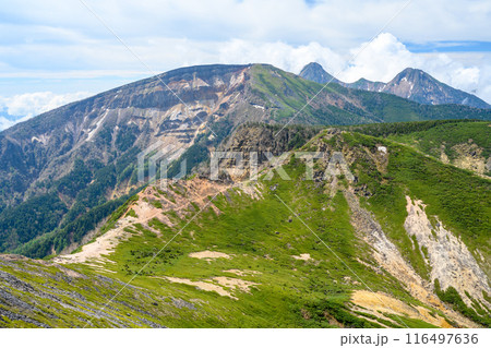 【八ヶ岳】東天狗岳山頂から見る硫黄岳 116497636