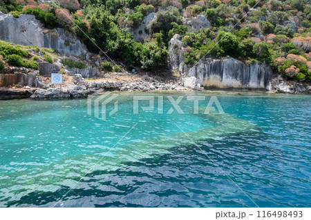 The ruins of the city of Mira, Kekova 116498493
