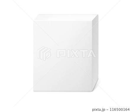 product packaging box empty box mockup isolated on white background product packaging box empty box mockup isolated on white background 116500164