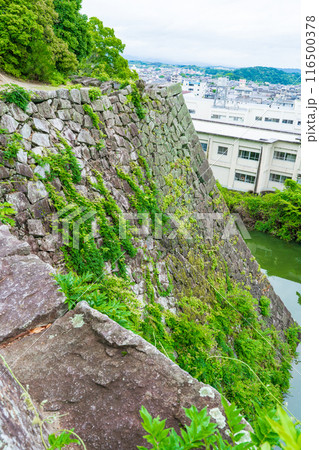 三重県 伊賀上野城の日本一の高石垣 三重県 伊賀上野城の日本一の高石垣 116500378