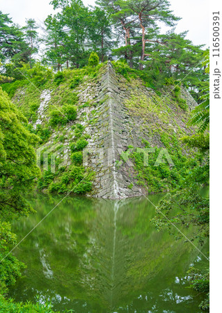 三重県 伊賀上野城の日本一の高石垣 三重県 伊賀上野城の日本一の高石垣 116500391