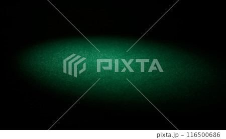 Empty green casino table cloth with spotlight background Empty green casino table cloth with spotlight background 116500686