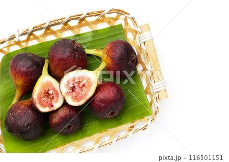 Fresh figs on white background. Fresh figs on white background. 116501151