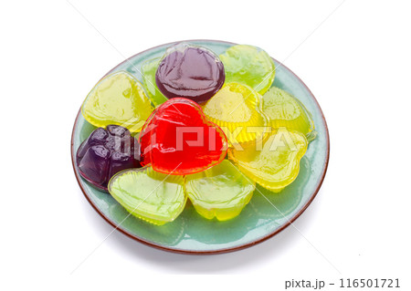 Sweet jelly, Thai dessert jelly 116501721