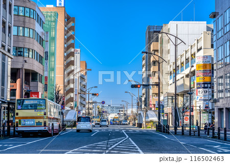 神奈川県藤沢市の都市風景　湘南台駅 116502463