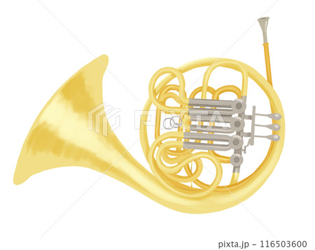 シンプルなホルンのイラスト 116503600