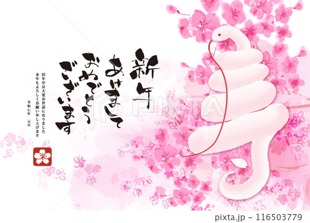 年賀状 デザイン 2025年 巳年 年賀状用テンプレート 白蛇と寿の絵文字イラスト 年賀状 デザイン 2025年 巳年 年賀状用テンプレート 白蛇と寿の絵文字イラスト 116503779