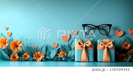 background, banner, postcard Dad's concept for Father's Day. 116504343