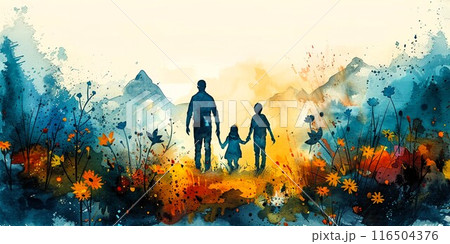 background, banner, postcard Dad's concept for Father's Day. 116504376