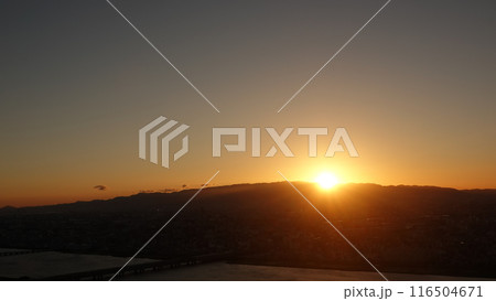 大阪の夕焼け 大阪の夕焼け 116504671