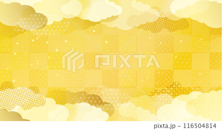 和風　和柄素材パターン 116504814