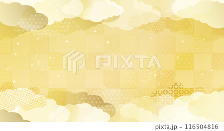 和風 和柄素材パターン 和風 和柄素材パターン 116504816