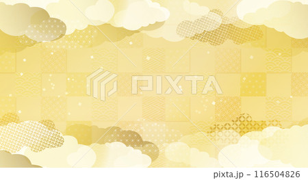 和風　和柄素材パターン 116504826