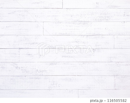明るいペールブルーの木目の板の背景画像 116505582