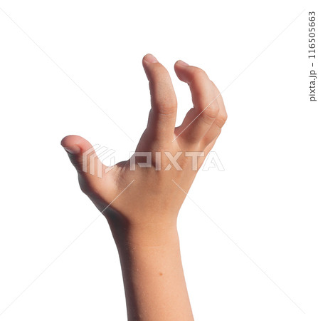 Grabbing, holding, catching and taking, kids gesture. Childs hand capturing, seizing something Grabbing, holding, catching and taking, kids gesture. Childs hand capturing, seizing something 116505663