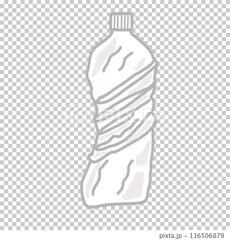 Crushed plastic bottle 116506879