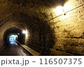 照明の美しい石造りのトンネル 116507375