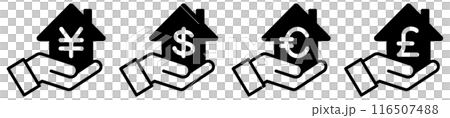 不動産取引のアイコン 116507488