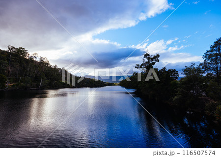 Huon River in Tasmania Australia 116507574