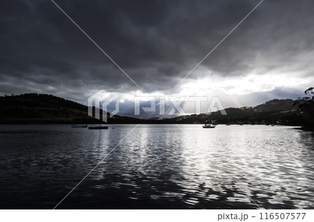 Port Huon in Huon Valley Tasmania Australia 116507577