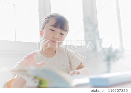 勉強をする小学生 勉強をする小学生 116507826