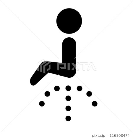 ウォシュレットのシルエットアイコン。ビデのシルエットアイコン。ベクター。 ウォシュレットのシルエットアイコン。ビデのシルエットアイコン。ベクター。 116508474