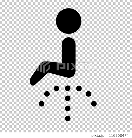 ウォシュレットのシルエットアイコン。ビデのシルエットアイコン。ベクター。 ウォシュレットのシルエットアイコン。ビデのシルエットアイコン。ベクター。 116508474