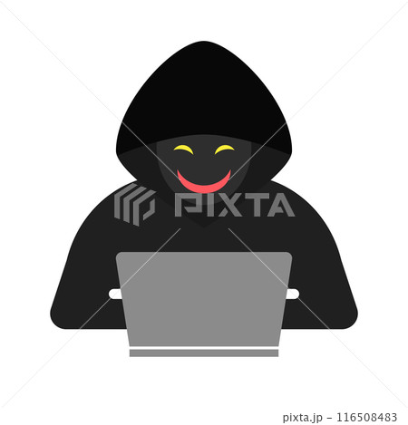 ハッカーのアイコン。ベクター。 116508483