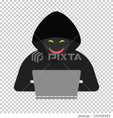 ハッカーのアイコン。ベクター。 116508483