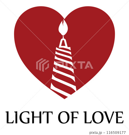 Romantic candlelight icon logo 116509177