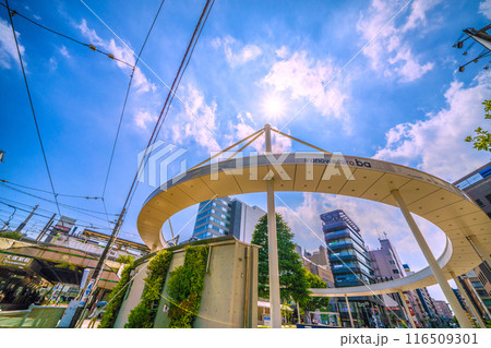 日本の東京都市景観 7月。大塚駅前などを望む＝令和6年7月5日 116509301