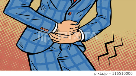 Young man with abdominal pain Young man with abdominal pain 116510000