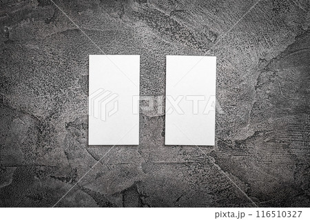 Set of white business cards Set of white business cards 116510327