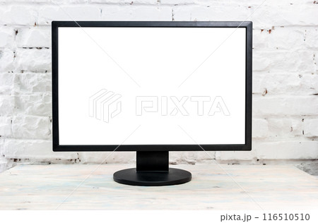 Computer monitor on a table Computer monitor on a table 116510510