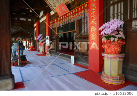 黄檗山萬福寺　水陸法会の大雄宝殿　京都府宇治市 116512006