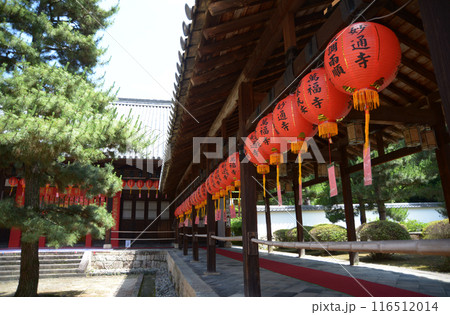 黄檗山萬福寺 水陸法会の回廊 京都府宇治市 黄檗山萬福寺 水陸法会の回廊 京都府宇治市 116512014