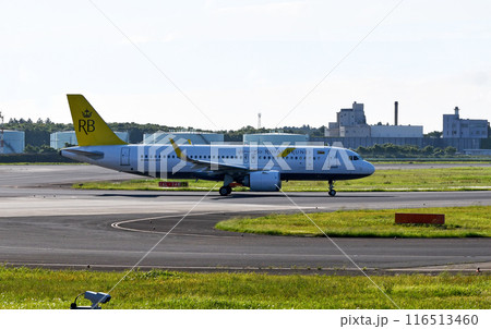 ロイヤルブルネイA320成田空港十余三タキシング 116513460
