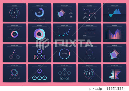 Vector graphics infographics with mobile phone. Template for creating mobile applications, workflow layout, diagram, banner, web design, business reports 116515354