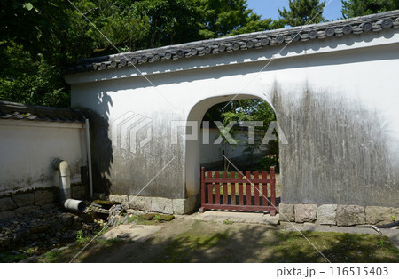 黄檗山萬福寺　境内の白塀　京都府宇治市 116515403
