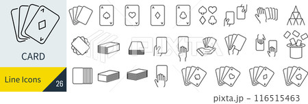 カードに関するアイコンセット 116515463