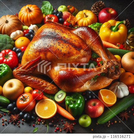 おいしそうな、肉の料理 116516271